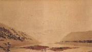 Mountainous River Landscape (mk45) Caspar David Friedrich